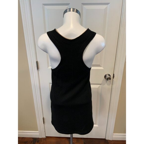 Alexander Wang Black 100% Cashmere Scoop Neck Tank Top, Size Small - Picture 5 of 6